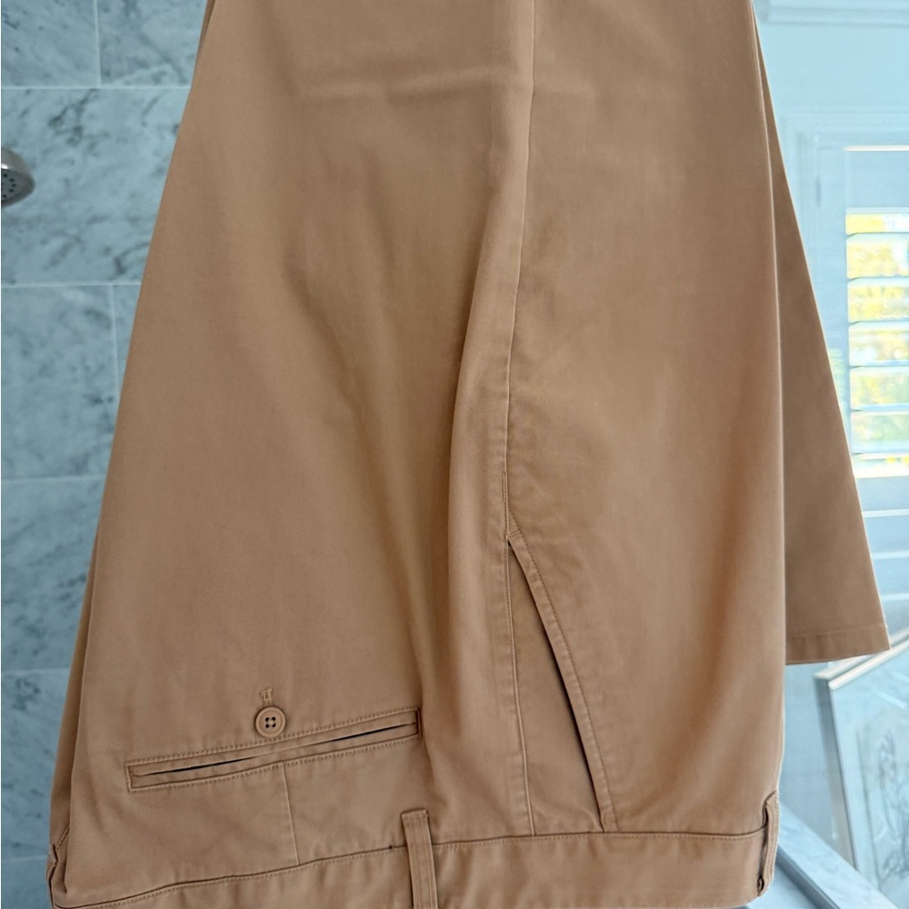 Bonobos Beige Coat with Floral Lining